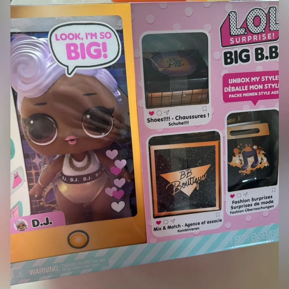 L.O.L. Surprise! Big B.B. Doll with Pink and Gold Outfit - Picture 1 of 1